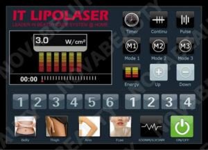 panel de control lipolaser L650A