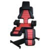 premium negro y rojo silla camilla tatto