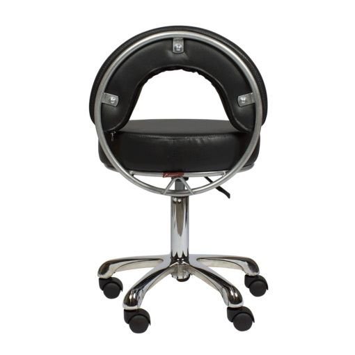 silla auxiliar esteticista color negro