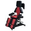 premium negro y rojo silla camilla tatto