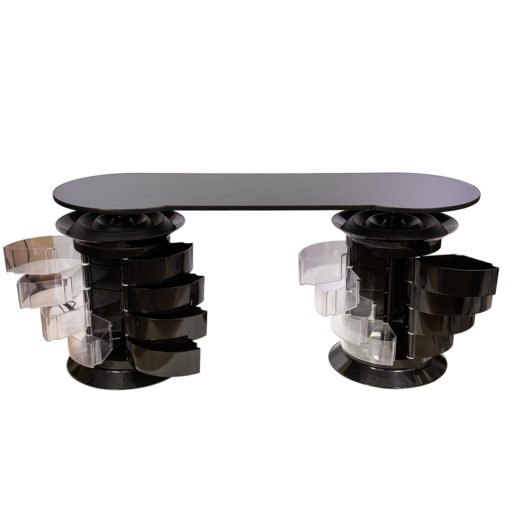 mesa grande manicura negra