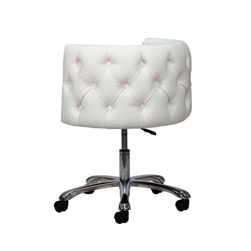 silla estética profesional blanco capitone deco