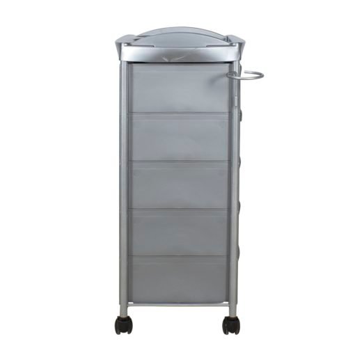 carrito de peluquería profesional estética auxiliar Next plata detalles