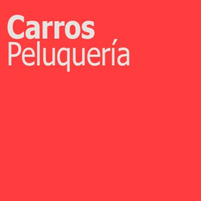 Carros para Peluquerías